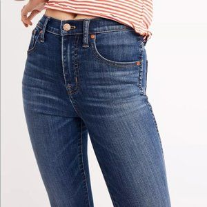 Madewell 10" high rise skinny jeans in Danny wash